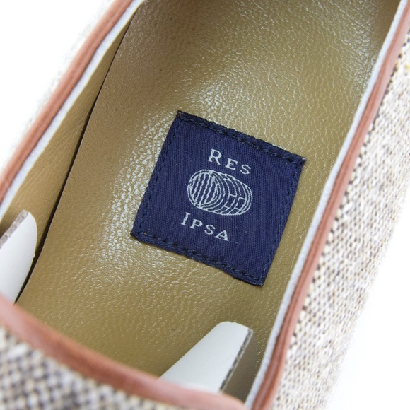 Res Ipsa Kilim Tweed Loafer Brown Herringbone - Picture 8 of 8